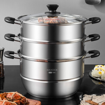 【美厨(maxcook)304不锈钢蒸锅30CM汤锅】价格走势及品质评测