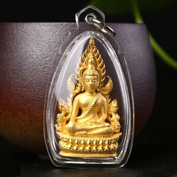 怀风佛牌 龙婆垦 成功佛佛牌 转运 助事业顺利 防水 金色防水成功佛