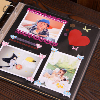 16寸diy相册防水 防油渍插袋 16寸卡纸10张 插袋10张