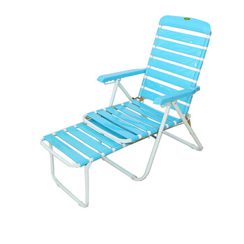 加厚躺椅折叠椅塑料沙滩椅懒人午休午睡椅休闲办公室家用阳台户外罗蒙