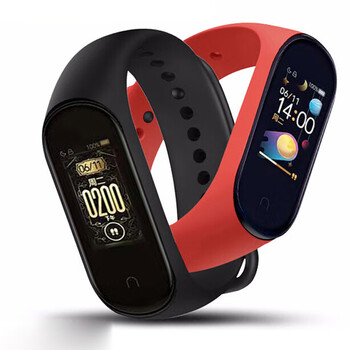 摩威保 小米手环6/5/NFC版通用表带多彩替换腕带硅胶表带防尘防摔防滑防指纹防水创意个性潮男女生款 【夜耀黑】小米手环6/5/NFC 通用