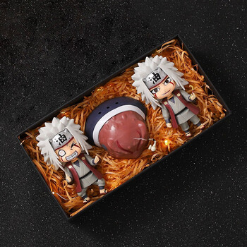 旗木卡卡西手办公仔车载摆件周边学生生日礼物 hy-210-q版3款自来也