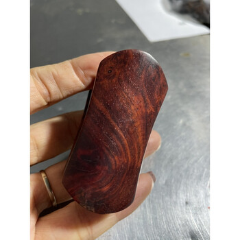 棺材手把件 印度小叶紫檀棺材手把件 升官发财挂件把件红木木雕工艺品