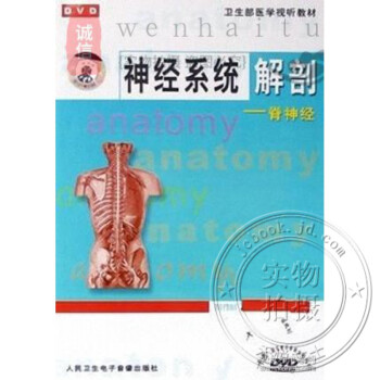 神经系统解剖 脊神经DVD视频 卫生医学视听教材 可供医学院校教学使用 光盘版