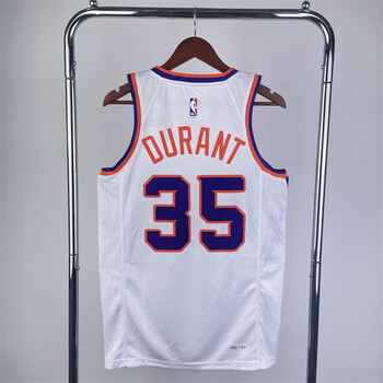 nba23赛季太阳队35号杜兰特球衣3号保罗22号艾顿美式篮球服背心定制35