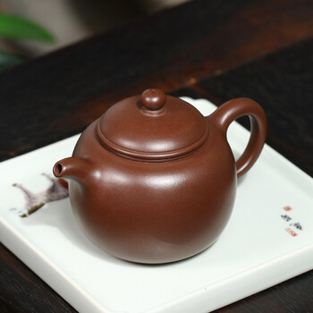 藏壶天下宜兴紫砂壶纯手工茶壶70年代家藏老紫泥匏尊250ml