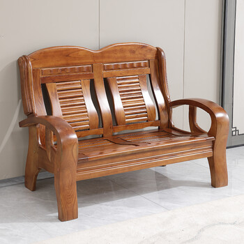 中酷 实木沙发组合老式木制客厅中式家具红椿木质春秋椅小户型经济型