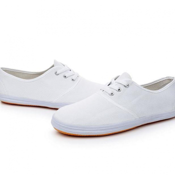 时尚高端护士鞋男白球鞋白网鞋男女帆布鞋学校指定白布鞋小白鞋体操鞋