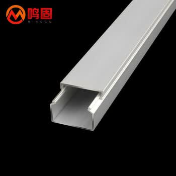 鸣固 铝合金线槽 国标加厚 铝合金方线槽 铝合金槽 线槽 80*50mm