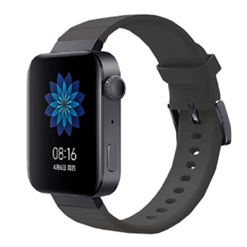 织尔 小米Redmiwatch手表腕带红米NFC智能手表表带运动手环多彩替换硅胶表带 【深空黑】小米 Redmi Watch