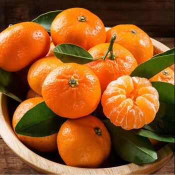 悠妃江西爆甜9-10斤雪杉蜜桔 橘子薄皮超甜新鲜黄皮无籽蜜橘 带箱9-10