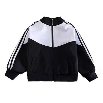 校服春秋季套装幼儿园园服班服校服定制 k805藏青色上衣【上衣三杠】