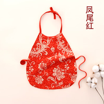 婴儿百天肚兜宝宝肚兜夏季薄款红色护肚脐新生婴儿百天周岁刺绣小兜兜