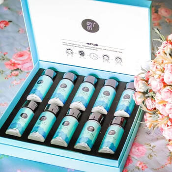 花月情龄听龄听焕颜蛋白面膜补水保湿试管面膜贴龄听焕颜 焕颜蛋白