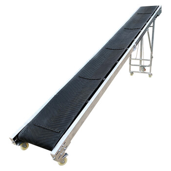 定制输送机传送带小型移动式装车卸货快递流水线输送带爬坡皮带运输带