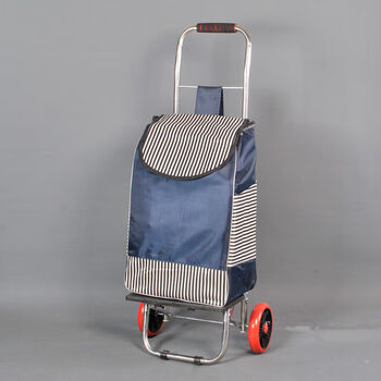 买菜小拉车家用购物车折叠爬楼手拉车拉杆车老人轻便拖车小推车pu轴承