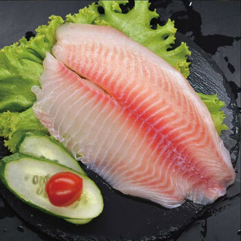 觅客 冰鲜罗非鱼片刺身 生鲜海鲜鱼类 刺身鲷鱼片900g-1000g