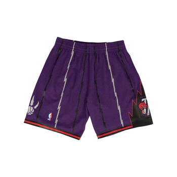 nba复古球裤w猛龙队199899赛季客场mitchellness紫色s