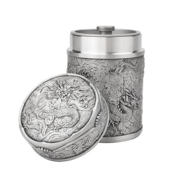 大马锡tumasek马来西亚锡器茶叶罐祈福实用生日礼物商务礼品高档锡制