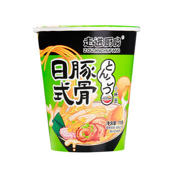 日式豚骨拉面杯面泡面速食免煮宿舍零食夜宵方便面小桶装整箱批发 豚
