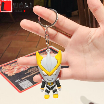 LUCALY儿童书包挂坠奥特曼钥匙扣挂件动漫奥特曼小学生书包挂饰钥匙圈钥匙链礼品 奥特曼 4#