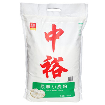 中裕品牌10kg原味小麦粉中筋粉,京东价格历史走势及口感评测