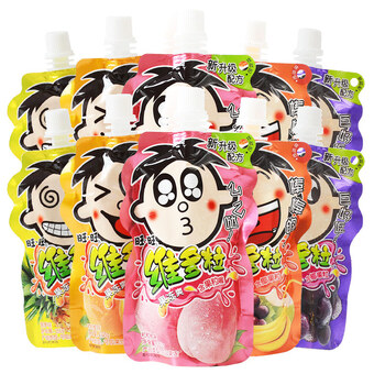 【品牌好物】旺旺吸吸冰旺旺吸吸果冻维多粒果冻爽150g*40袋吸吸冰碎