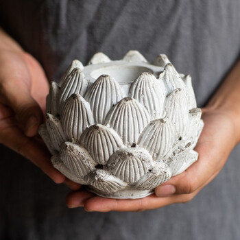 莲花烛台(白色大)【图片 价格 品牌 报价】-京东