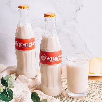 维维豆奶瓶装 粗粮五谷杂粮早餐晚餐休闲玻璃瓶装植物蛋白饮品 维维豆