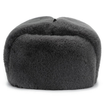 帽子冬季男老年人帽子男东北雷锋帽军绿色爷爷棉帽子