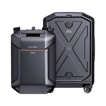 旅行箱二合一磁吸拉杆箱箱创意个性可分体式磁吸行李箱星际蓝21英寸