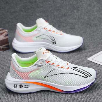 李宁轻跑6pro粉超轻跑步鞋男儿童女学生中考体考马拉松碳板运动鞋 飞