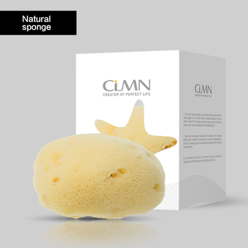 卡琳玛诺（CARLIN MANO）希腊进口天然海绵洗脸洁面面扑洗脸扑加厚清洁沐浴专用洗面海藻棉 黄金级（柔软亲肤） SILK9cm【洗脸】