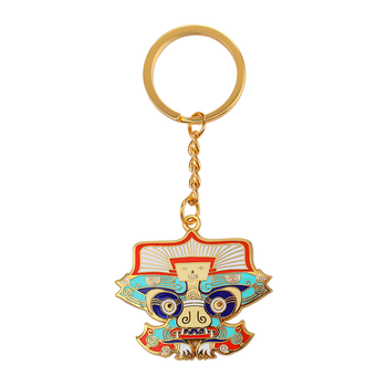 良渚博物院 良渚文化神徽图腾钥匙扣钥匙挂件挂饰文创个性创意小礼品