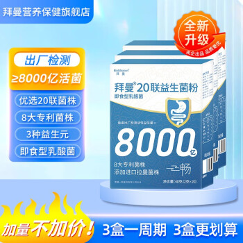 拜曼益生菌胶囊-价格走势、销量趋势和用户评测