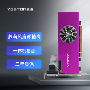 盈通（yeston） RX550-4G D5 LP  台式机游戏独立显卡 无需外接供电 