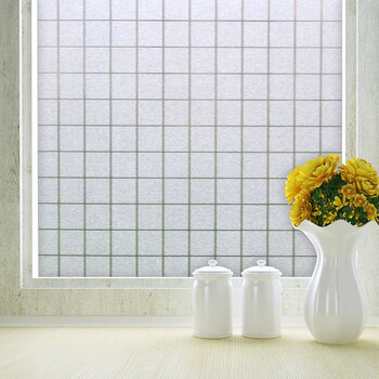 隔热窗贴玻璃门防撞12米超大宽幅c款格子线宽45长100cm按总长度发货