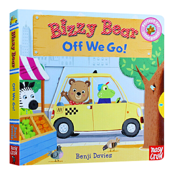 小熊很忙系列我们出发了bizzy Bear Off We Go 英文原版绘本纸板活动操作书幼儿英语启蒙图画书英文版进口原版书籍 摘要书评试读 京东图书