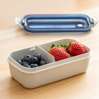 日本学生便携水果盒水果保鲜盒日本asvel外出便携小学生便当盒野餐用