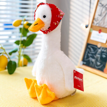 乐迪拼ledipin抖音同款发声情侣大白鹅毛绒玩具公仔东北大鹅玩偶生日