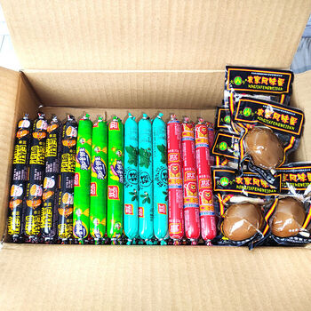 fghgf 配菜泡面搭档香肠火腿肠拍档伴侣卤鸡蛋组合充饥零食抗饿食品