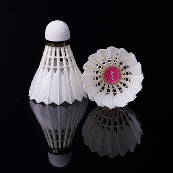 金威肯羽毛球威肯羽毛球1筒蓝红耐打王12只装打比赛用球粉威肯76速12