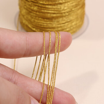 虔生缘(chansunrun)手绳编织线 金色72号玉线手工编织绳金线金丝线