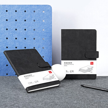 飞兹(fizz)b6/80张商务绑带皮面本笔记本子 工作日记本计划本两种 a5