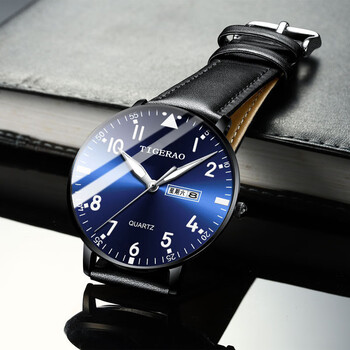 酷奇象自动机芯手表男士非学生韩版潮双日历夜光防水新款机械石英068