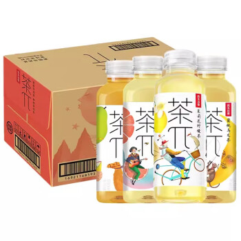 农夫山泉 NONGFU SPRING 茶π西柚茉莉500ml*2瓶