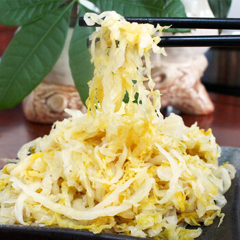 酸菜东北特产农家大缸腌制酸白菜手工切丝500g袋杜二丫酸菜