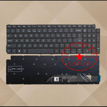 戴尔游匣dell g15 5510 5511 5515 5520更换rgb笔记本键盘2021款 全新