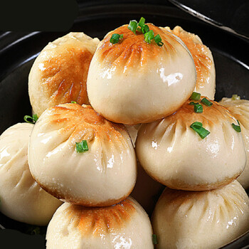 生煎蒸煎包生煎包鲜肉香菇青菜上海风味半成品速冻早餐方便懒人速食鲜