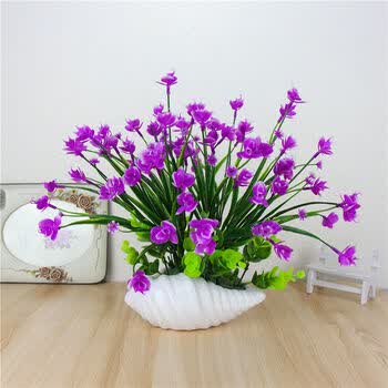 仿真花客厅茶几塑料花假花套装摆件装饰家居摆设花艺绢花小盆栽海螺水草蝴蝶紫色 图片价格品牌报价 京东 仿真花客厅茶几塑料花假花套装摆件装饰家居摆设花艺绢花小盆栽海螺水草蝴蝶紫色 图片价格品牌报价 京东
